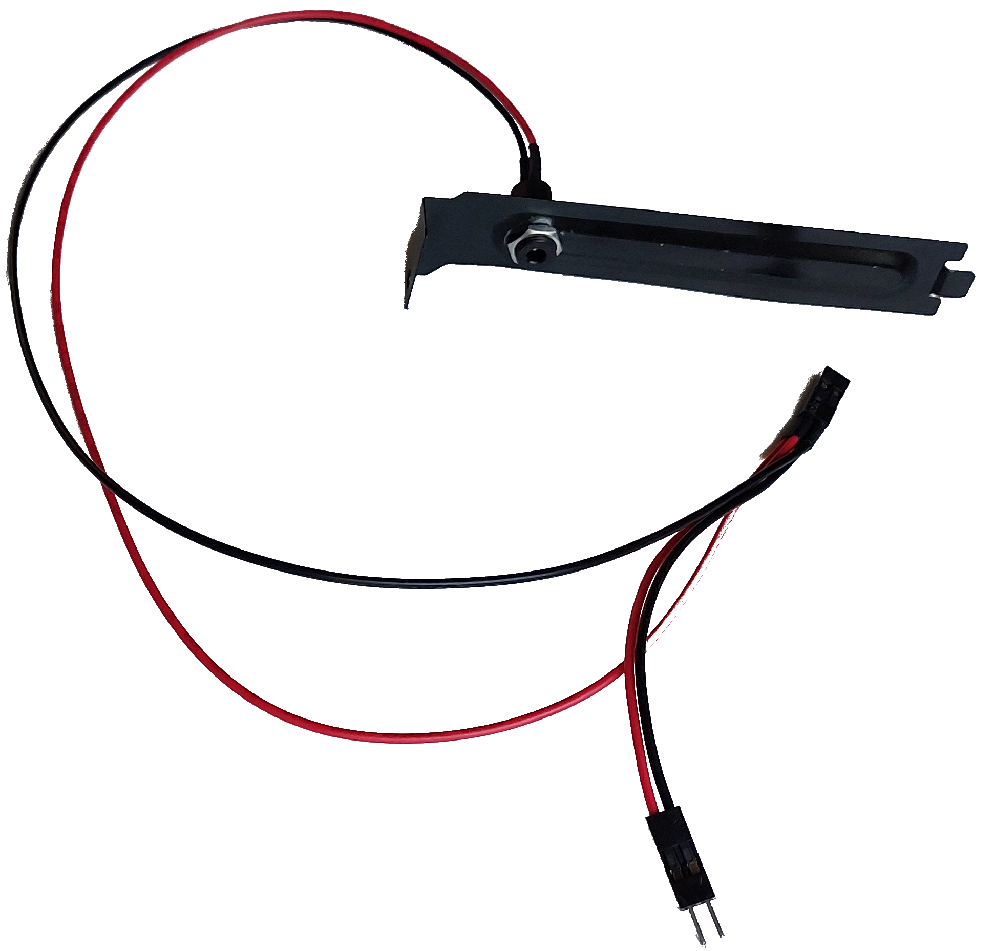 DG Brain's splitter cable. Connects the case power button and the ATX Power Switch to the motherboard.